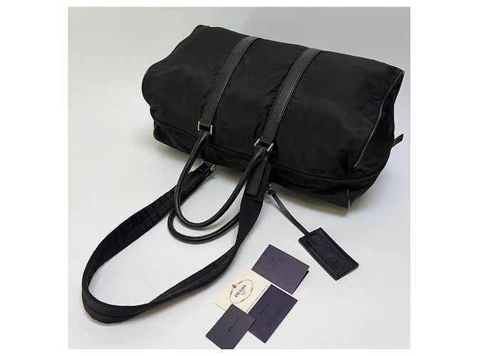 Prada Borsa Boston in Nylon Borsa da Viaggio Borsa da Golf - vista 12