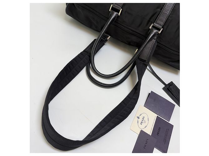 Prada Borsa Boston in Nylon Borsa da Viaggio Borsa da Golf - vista 13