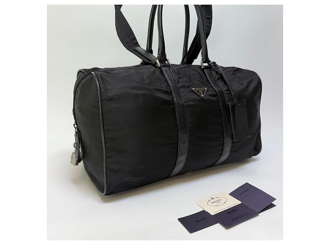 Prada Borsa Boston in Nylon Borsa da Viaggio Borsa da Golf - vista 4