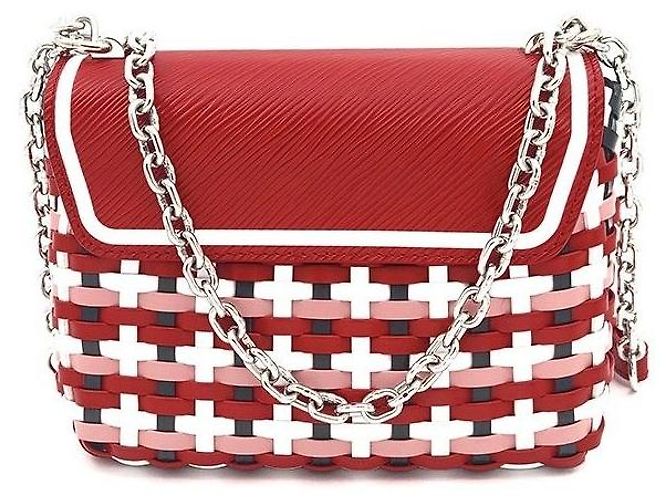 Louis Vuitton Epi Twist PM in pelle rossa - vista 4