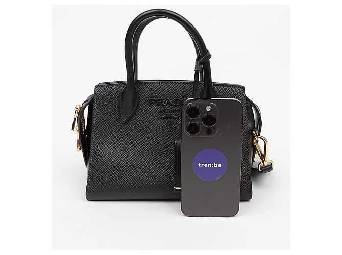 Prada Borsa a spalla tote monocromatica - vista 11