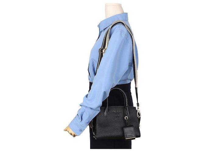 Prada Borsa a spalla tote monocromatica - vista 12