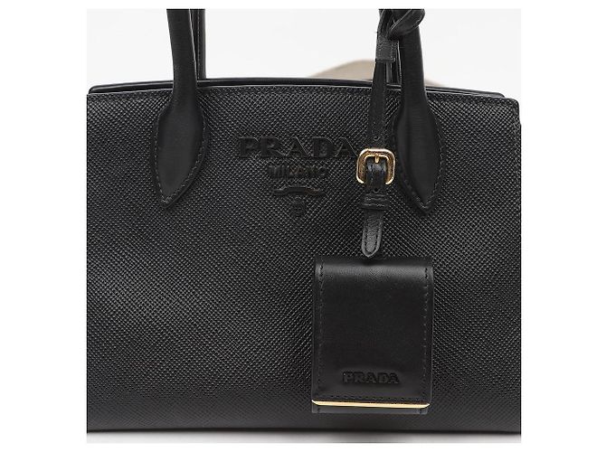 Prada Borsa a spalla tote monocromatica - vista 3