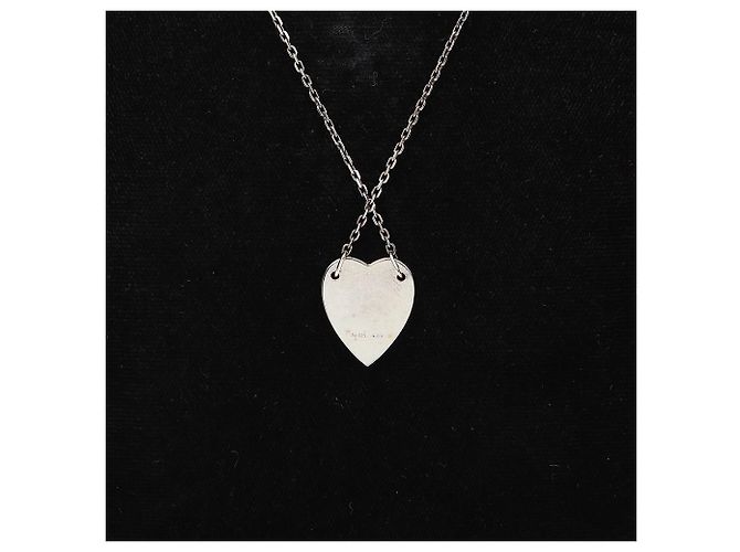 Gucci Collana con pendente a cuore Trademark Silver - vista 5