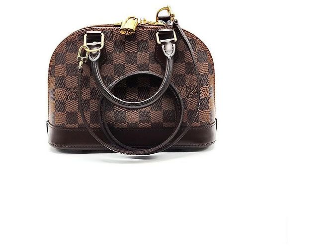 Louis Vuitton Damier Alma BB Marrone Borsa a mano - vista 3