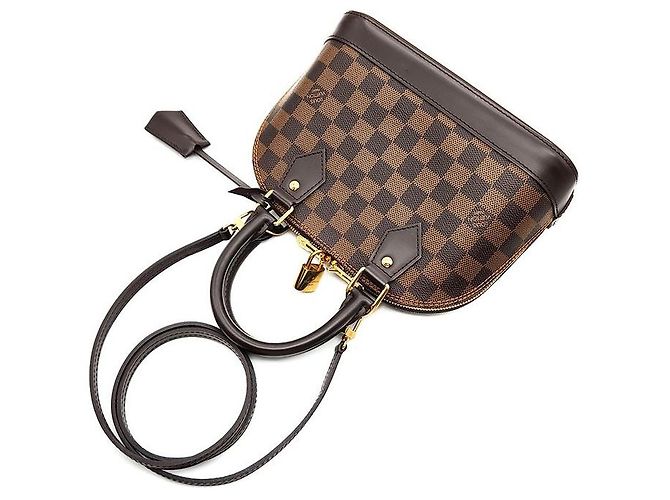 Louis Vuitton Damier Alma BB Marrone Borsa a mano - vista 4