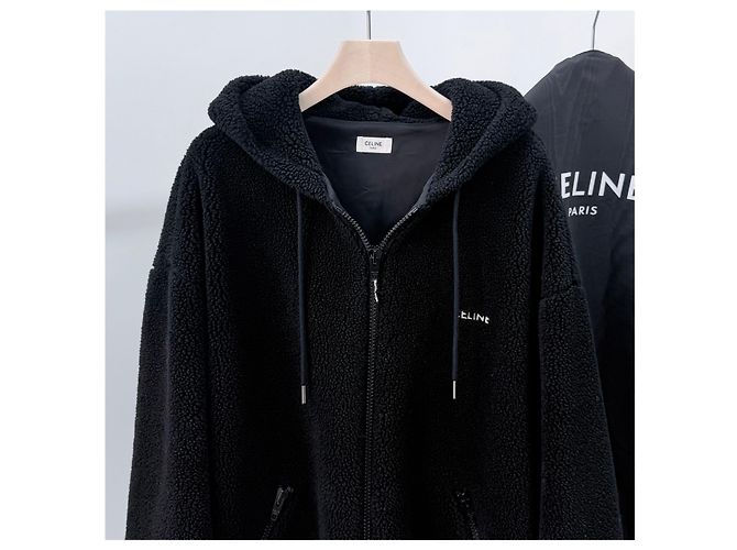 Céline  Fleece-Kapuzenjacke mit Ocelot-Print - Ansicht 3