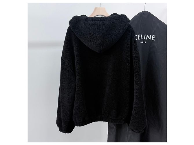 Céline  Fleece-Kapuzenjacke mit Ocelot-Print - Ansicht 5