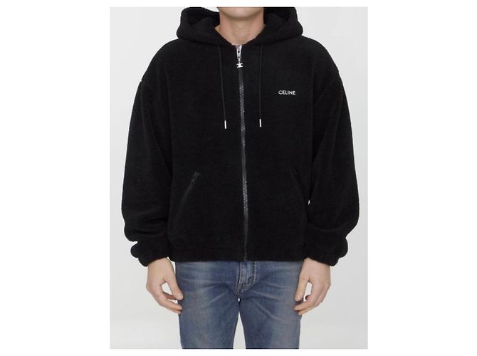 Céline  Fleece-Kapuzenjacke mit Ocelot-Print - Ansicht 8