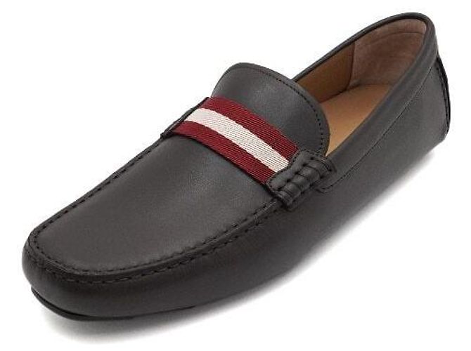 Bally Mocassini da uomo CALF PLAIN Chocolate - vista 2
