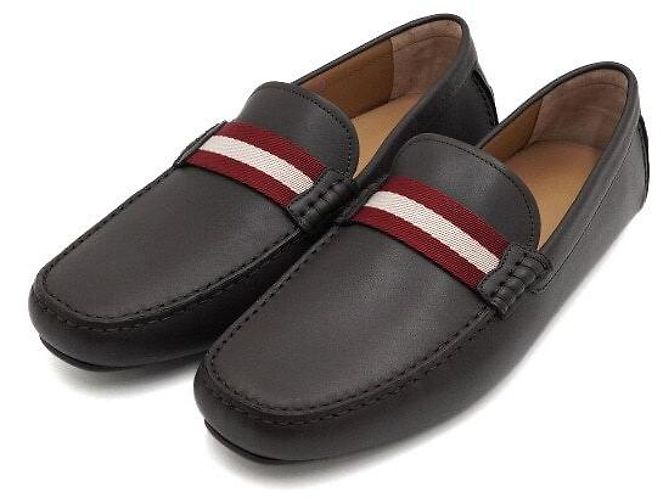 Bally Mocassini da uomo CALF PLAIN Chocolate - vista 3
