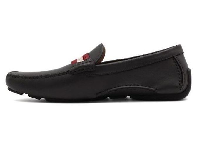 Bally Mocassini da uomo CALF PLAIN Chocolate - vista 4