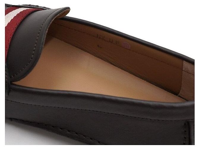 Bally Mocassini da uomo CALF PLAIN Chocolate - vista 7