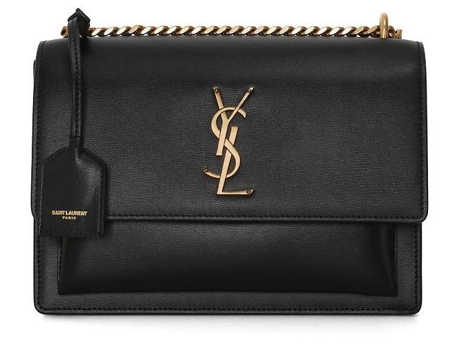 Autre Marque Borsa a tracolla Cassandra Monogram Sunset Gold Medium Chain - vista 2