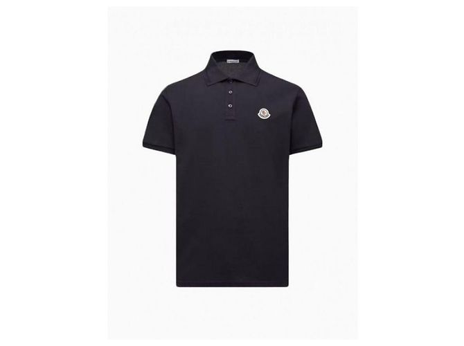 Moncler Piqué- Polohemd aus Baumwolle mit Logo-Patch - Ansicht 5