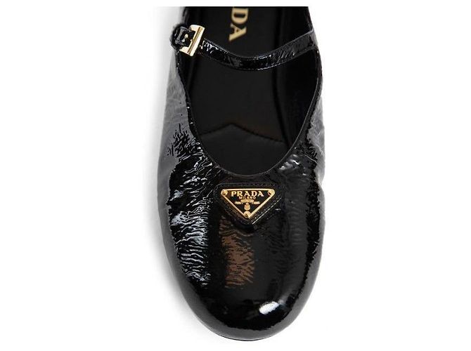 Prada Bailarinas de charol - vista 9