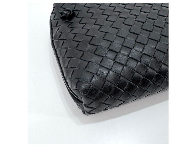 Bottega Veneta Borsa a tracolla Intrecciato Nodini Nera - vista 10