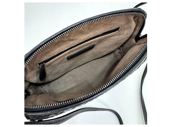 Bottega Veneta Borsa a tracolla Intrecciato Nodini Nera - vista 12