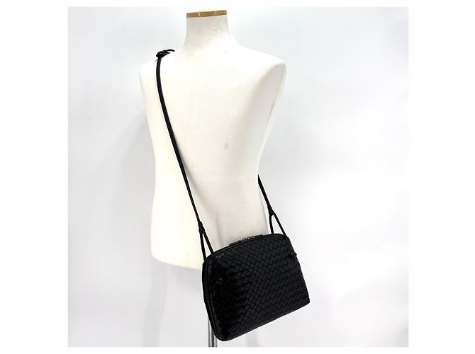 Bottega Veneta Borsa a tracolla Intrecciato Nodini Nera - vista 2