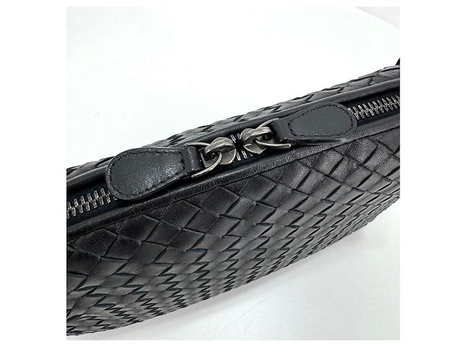 Bottega Veneta Borsa a tracolla Intrecciato Nodini Nera - vista 6