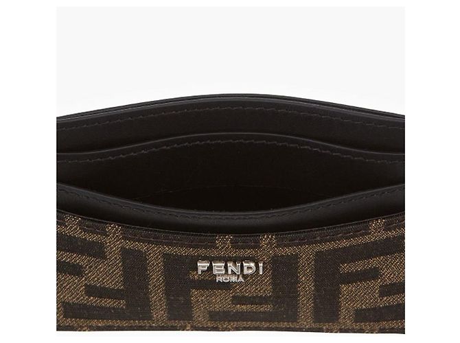 Fendi Monogram Kartenetui Stoff - Ansicht 7