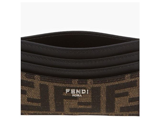 Fendi Monogram Kartenetui Stoff - Ansicht 8