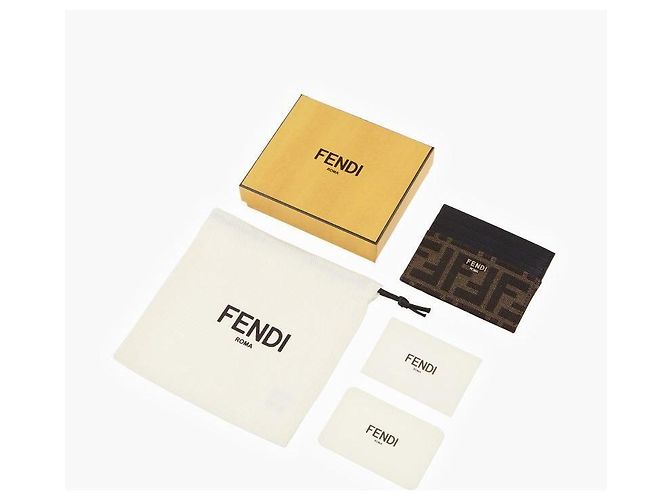 Fendi Monogram Kartenetui Stoff - Ansicht 9
