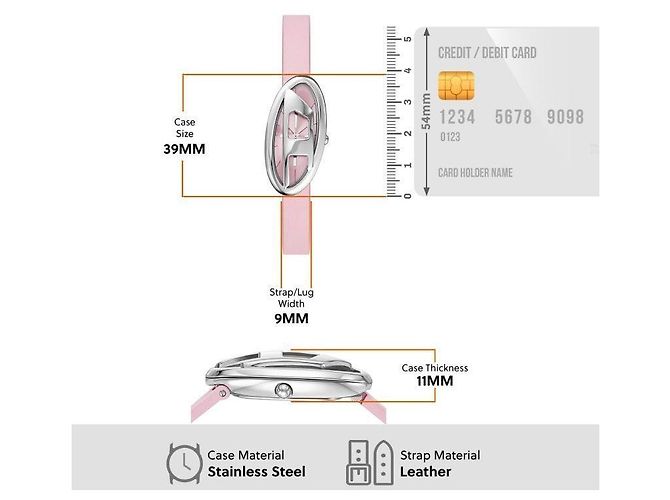 Diesel Relógio de couro para mulher D-Era - vista 3