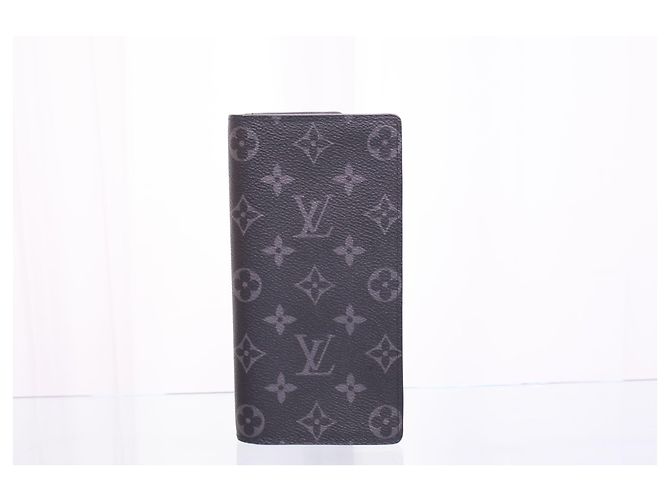 Louis Vuitton Portafoglio Lungo Brazza Monogram Eclipse - vista 2