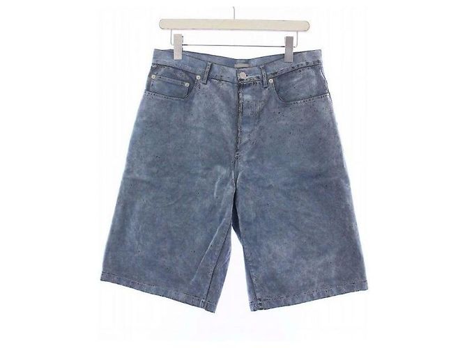 Bermuda Dior in denim blu - vista 2