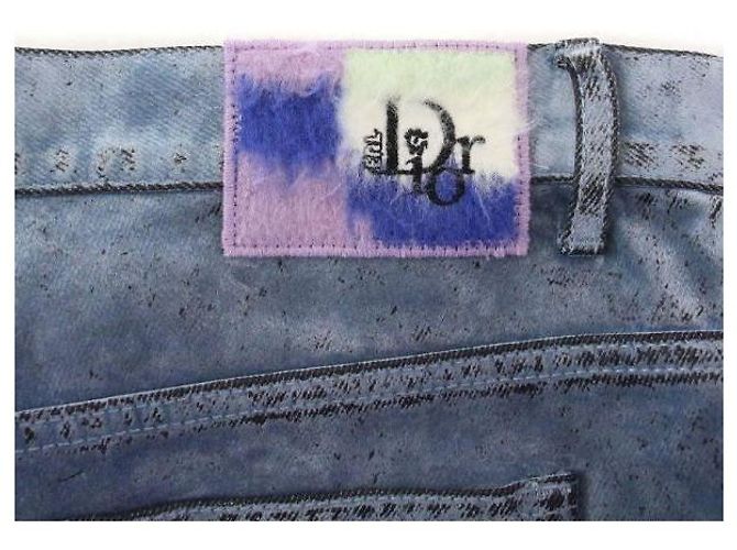 Bermuda Dior in denim blu - vista 4