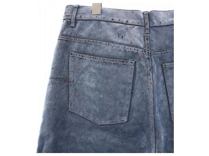 Bermuda Dior in denim blu - vista 6