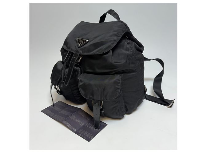Prada Medium Nylon Rucksack Schwarz - Ansicht 2