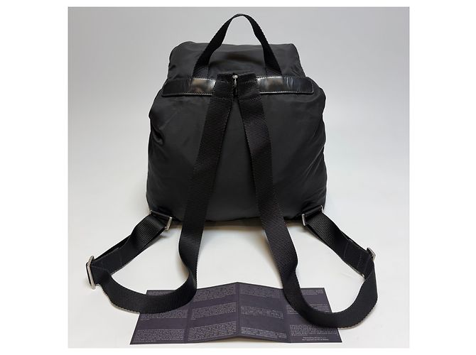 Prada Medium Nylon Rucksack Schwarz - Ansicht 4