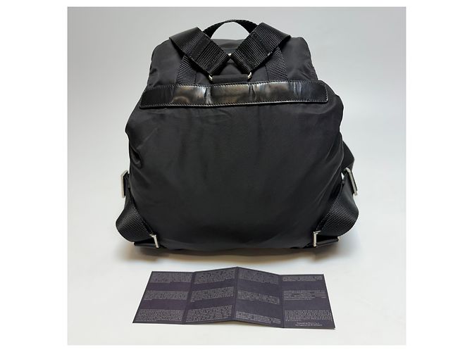 Prada Medium Nylon Rucksack Schwarz - Ansicht 5