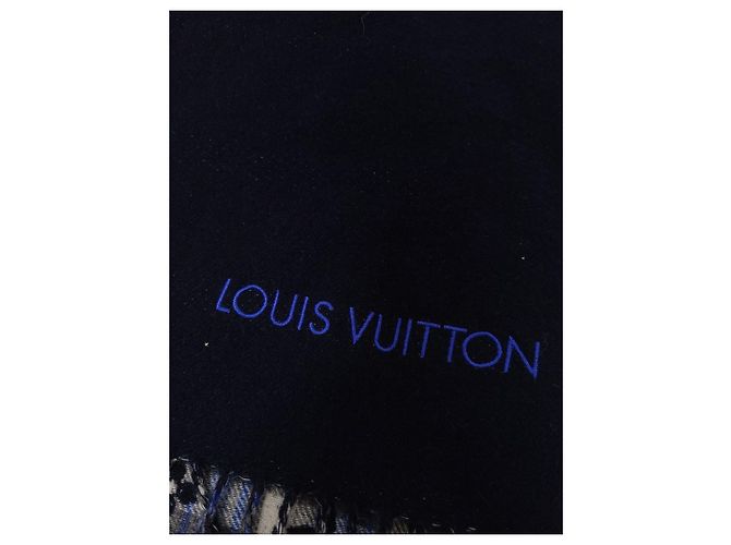 Louis Vuitton Sciarpa City Monogram Gradient Tartan - vista 4