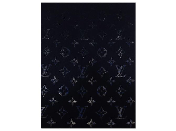 Louis Vuitton Sciarpa City Monogram Gradient Tartan - vista 5