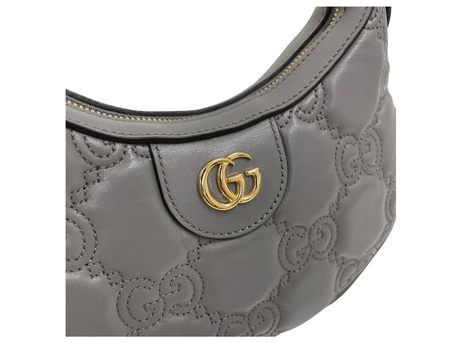 Gucci Mini borsa a tracolla hobo a mezzaluna matelassé - vista 5