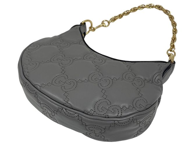 Gucci Mini borsa a tracolla hobo a mezzaluna matelassé - vista 7