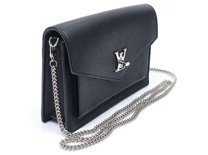 Louis Vuitton Borsa a tracolla Mylockme BB Chain Shoulder Bag Black - vista 2