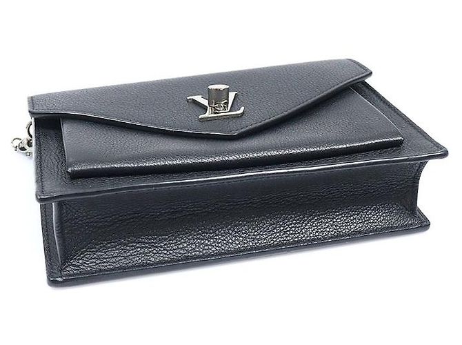 Louis Vuitton Borsa a tracolla Mylockme BB Chain Shoulder Bag Black - vista 4