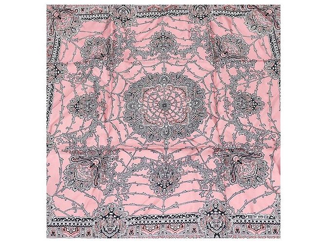 Etro Lenço quadrado de seda multicolorido - vista 5