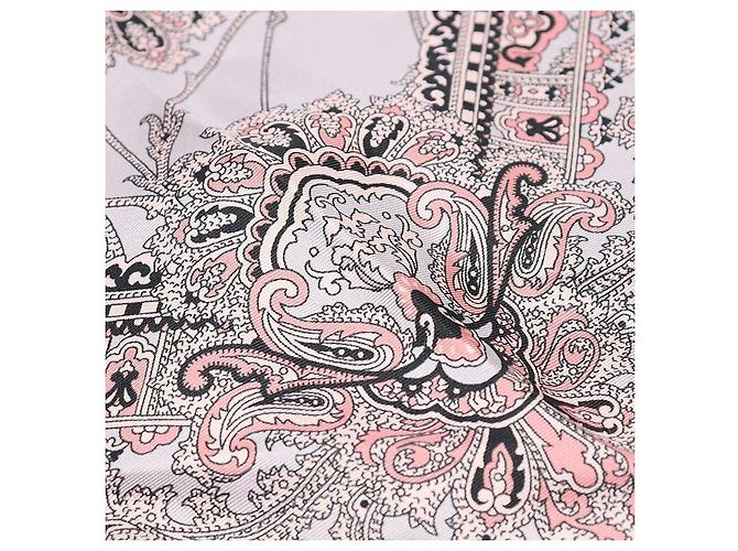 Etro Lenço quadrado de seda multicolorido - vista 6