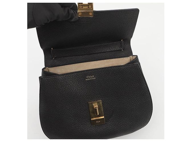 Chloé Small Black Leather Shoulder and Crossbody Bag - view 8