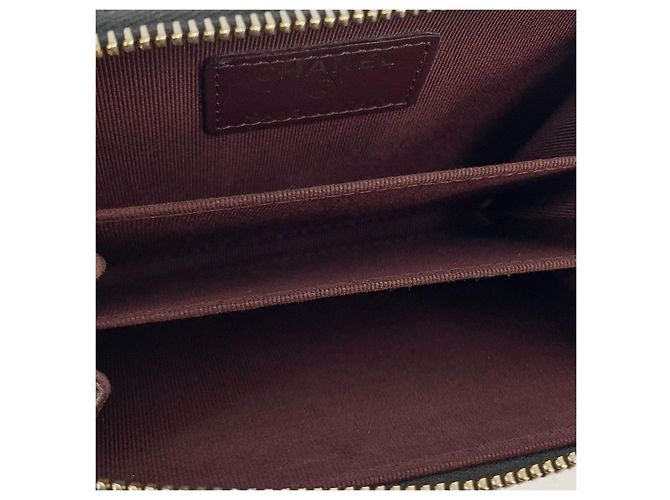 Chanel Cartera Caviar Gold Zipper - vista 7