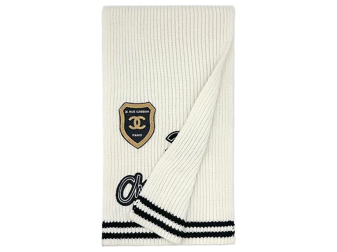 Chanel Set de Gorro y Bufanda de Cachemira Ivory - vista 5