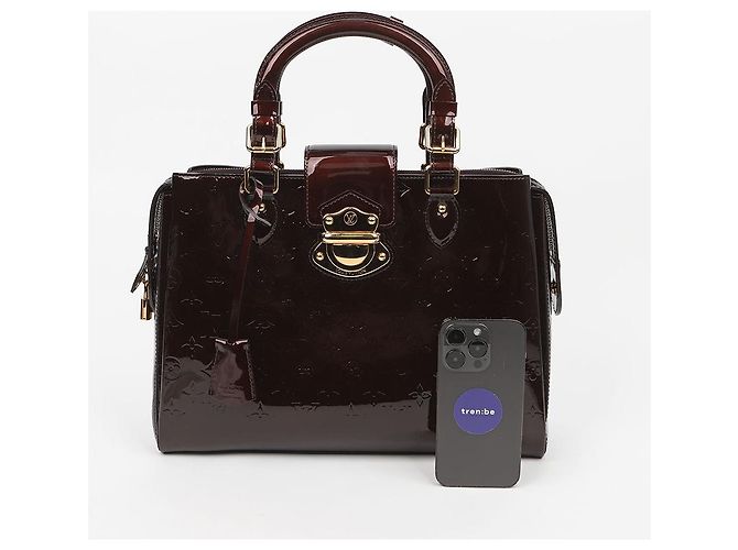 Louis Vuitton Melrose Monogram Vernis Tote Bag Amarante - Ansicht 14