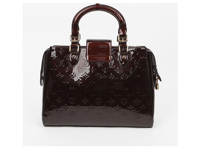 Louis Vuitton Melrose Monogram Vernis Tote Bag Amarante - Ansicht 5