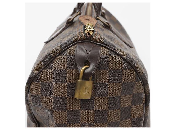 Louis Vuitton Borsa Tote Speedy Damier Ébène Canvas - view 10
