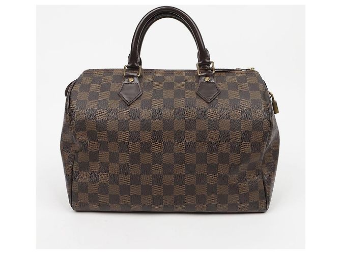 Louis Vuitton Borsa Tote Speedy Damier Ébène Canvas - view 2